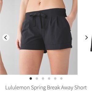 Lululemon Spring Break Away Short, size 12